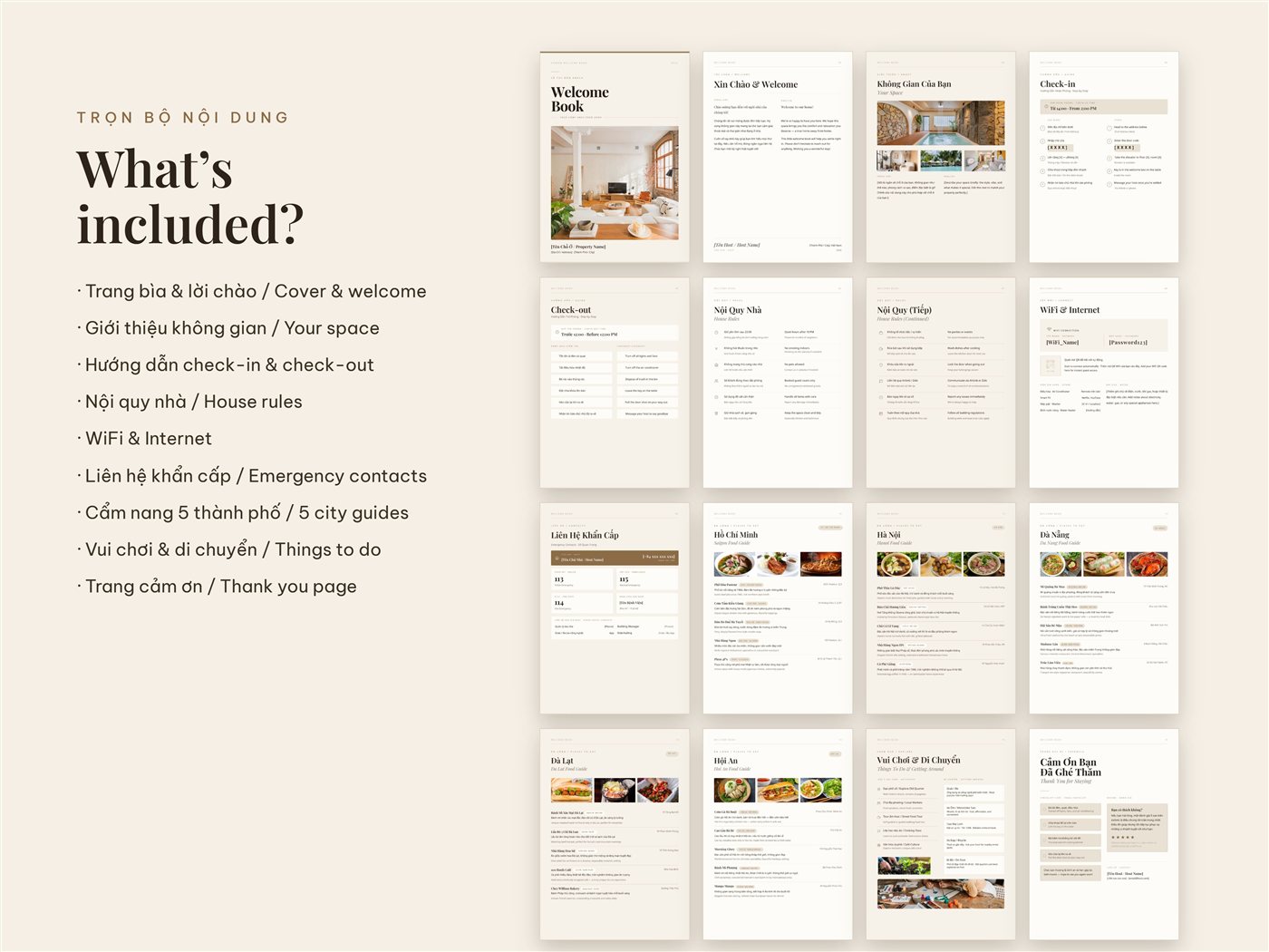 Welcome Book — Xem trước 2
